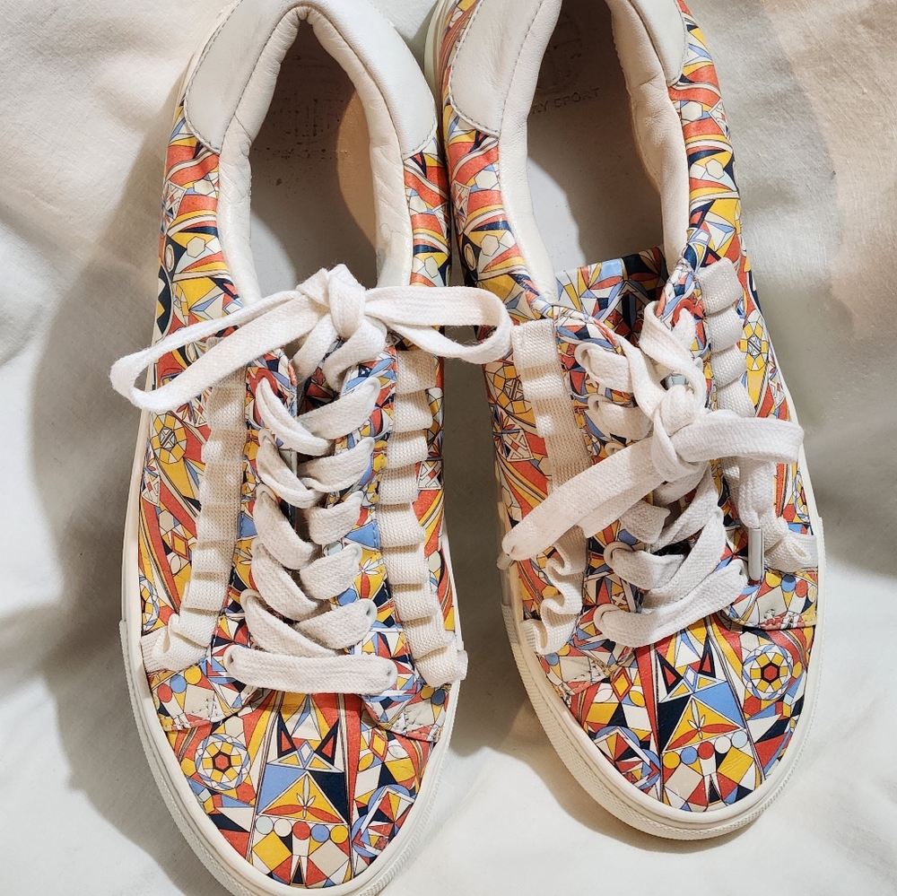 Tory Burch sport Psychedelic Geo sneakers women’s 8